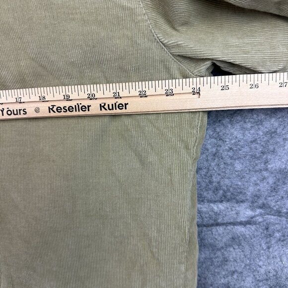QUIKSILVER Jacket Men's L Beige Corduroy Sherpa Lined Pockets Cotton - Picture 6 of 14